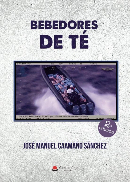 Libro Bebedores de Té de José Manuel Caamaño, novela policíaca española de crimen y narcotráfico